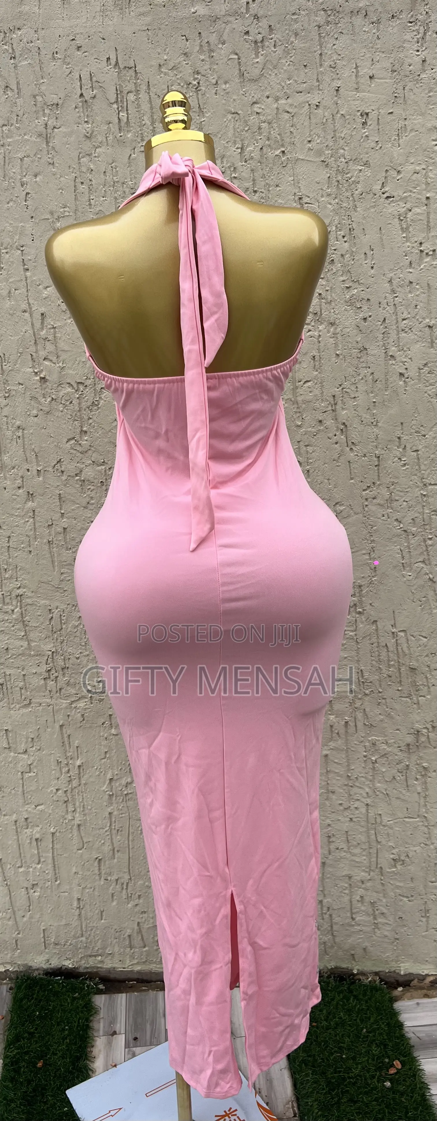 Bare Back and Mesh Dress