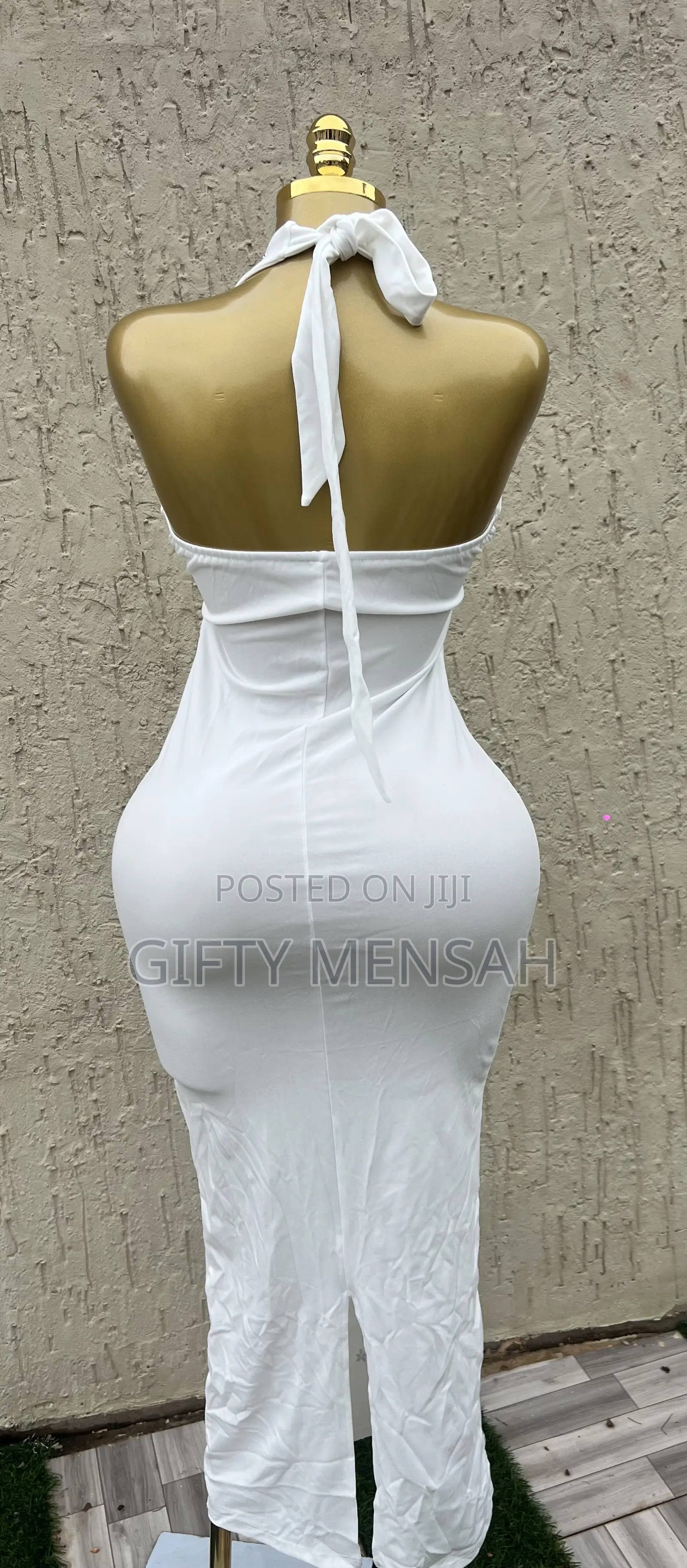 Bare Back and Mesh Dress