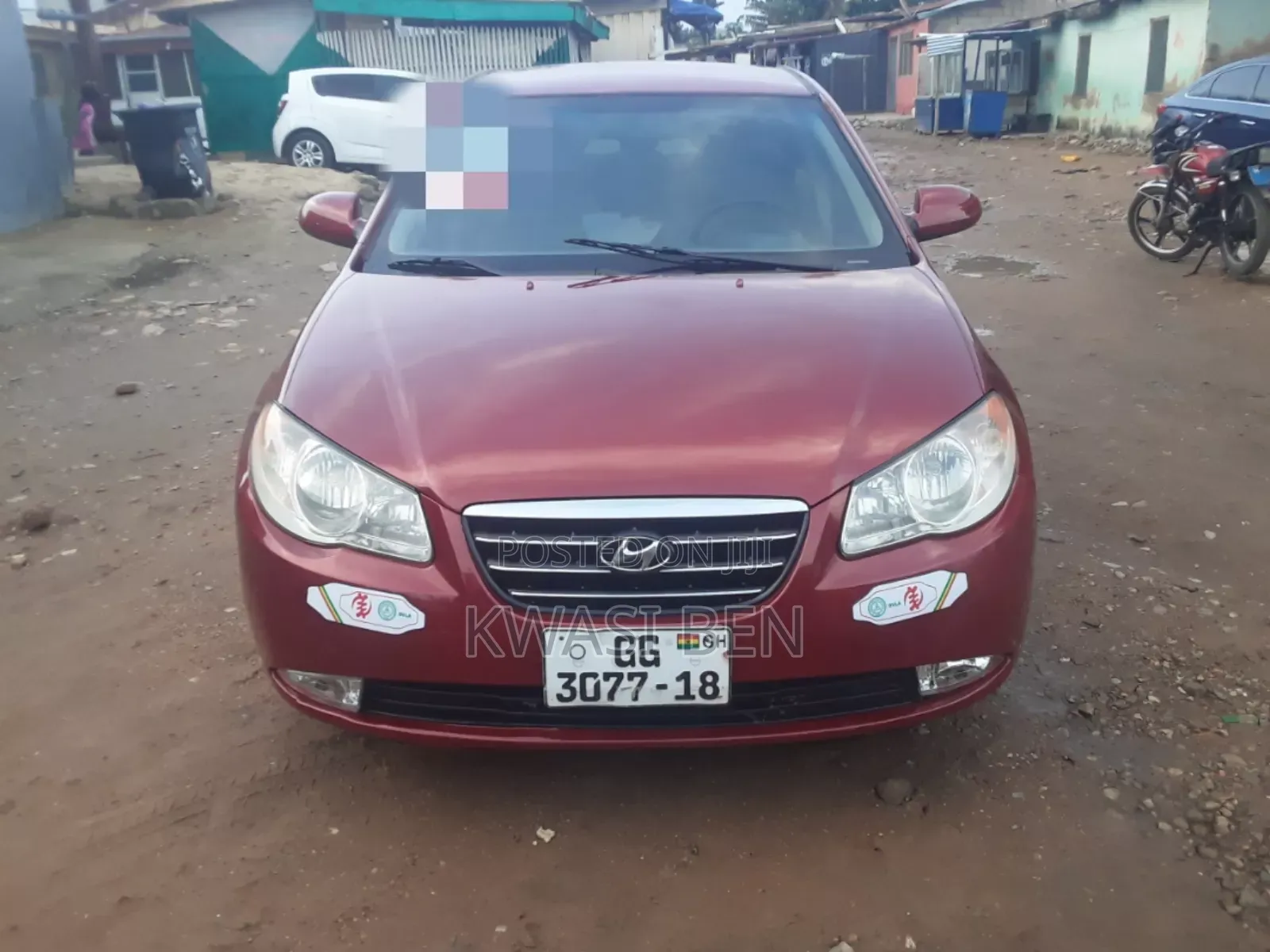 Hyundai Elantra 2007 Red