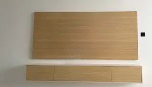 Already Made 8ft Floating TV Console With Matching Feature Wall Panel