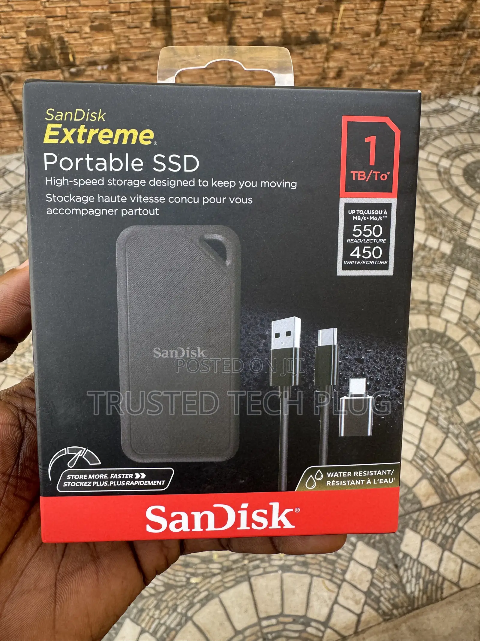 1 Terabyte Sandisk Portable SSD for Sale