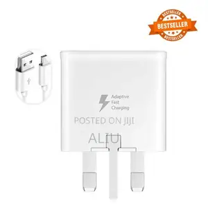 Samsung 3Pin Fast Charger Head With Type-C Cable