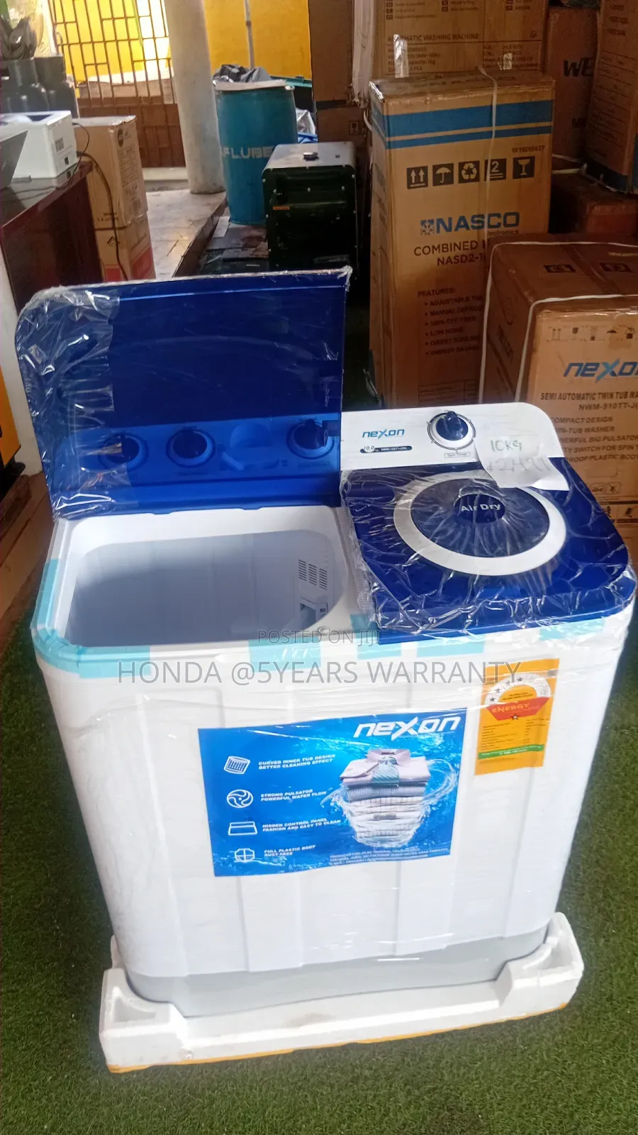 Super Durable Nexon 10KG Washing Machine – Easy to Use 10kg
