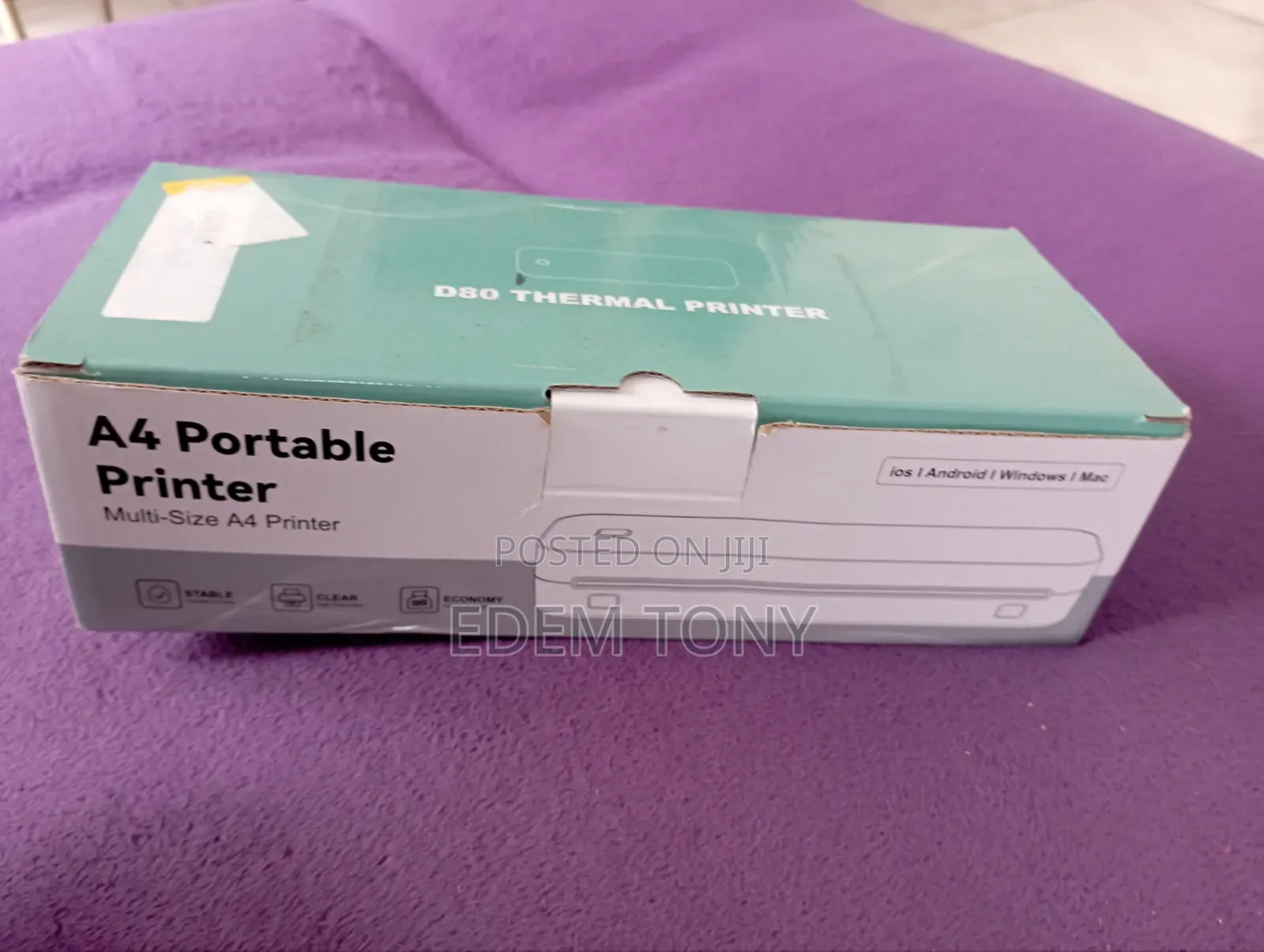 ByteCintia Portable Bluetooth Thermal Multi-Size A4 Printer