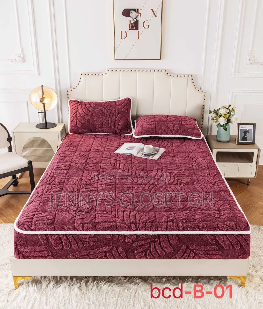 Queen Size Fluffy Bedcover