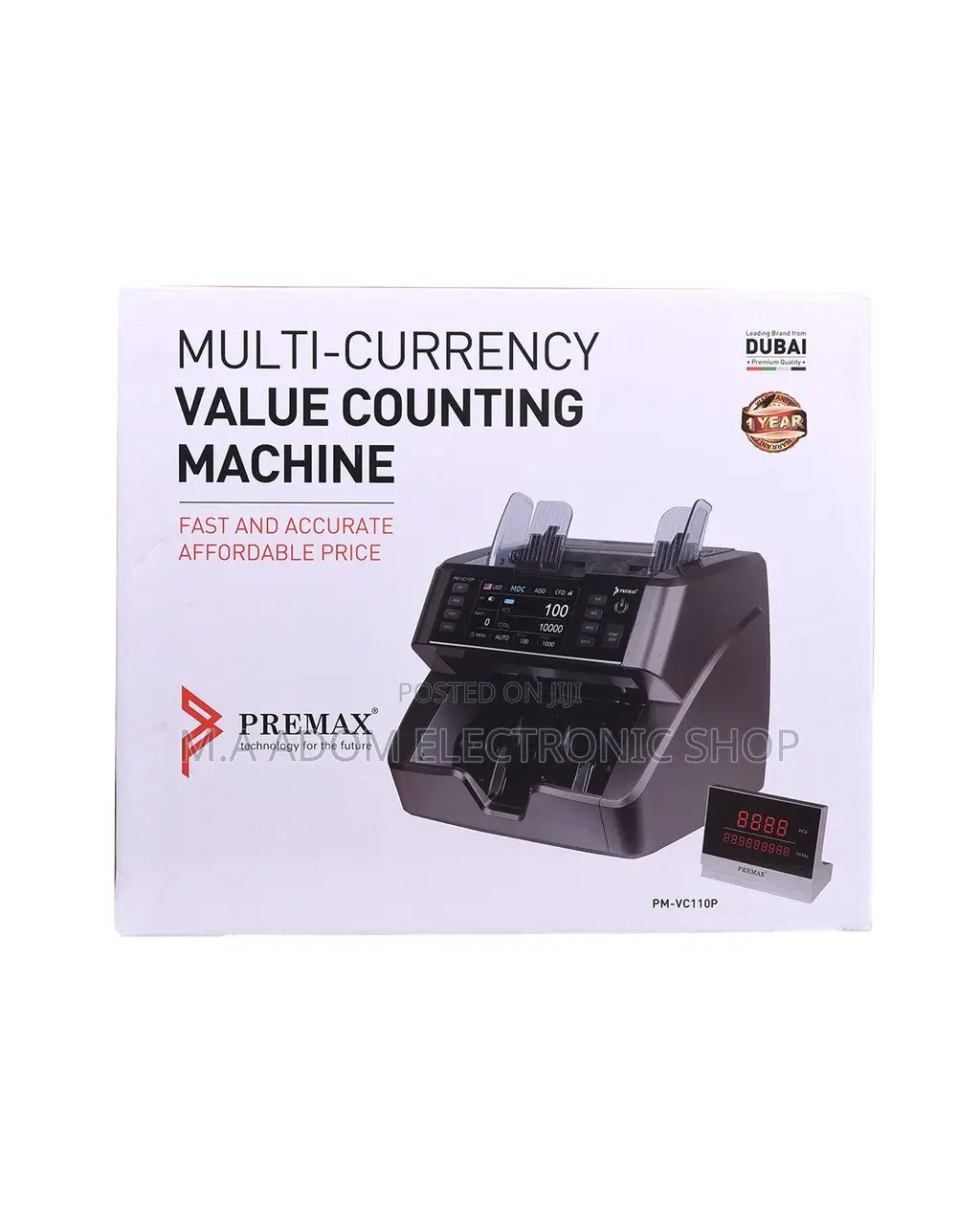 Multi Mixed Value Currency Cash Counting Machine