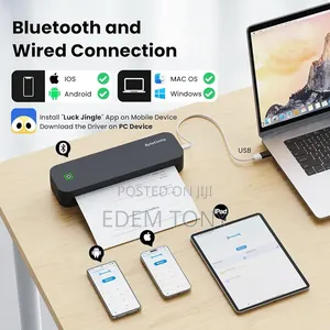 ByteCintia Portable Bluetooth Thermal Multi-Size A4 Printer