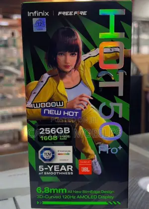 New Infinix Hot 50 Pro+ 4G 256 GB Black