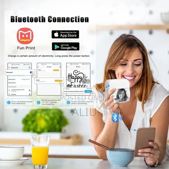 Mini Pocket Photo Printer