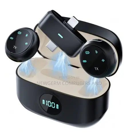 HEPU Wireless Collar Clip Microphone Wireless Noise Reduction
