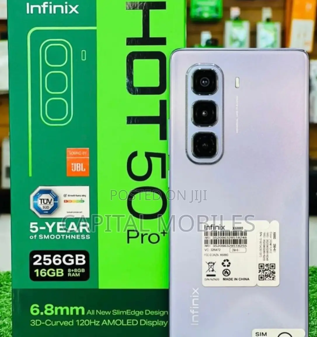 New Infinix Hot 50 Pro+ 4G 256 GB Black