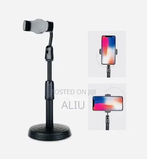 180° Rotatable Phone Holder Retractable Disc Base Stand