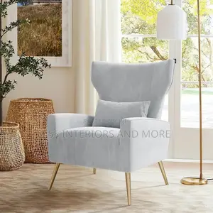 Accent Chair(Velvet Wingback)