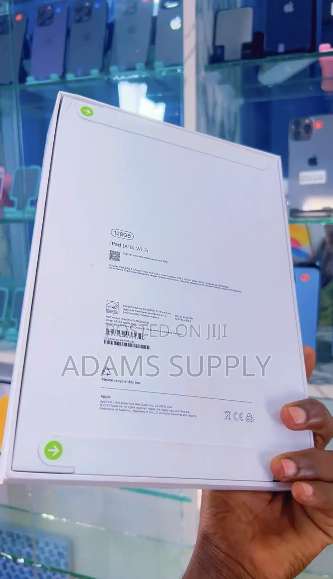 New Apple iPad Wi-Fi 128 GB Silver