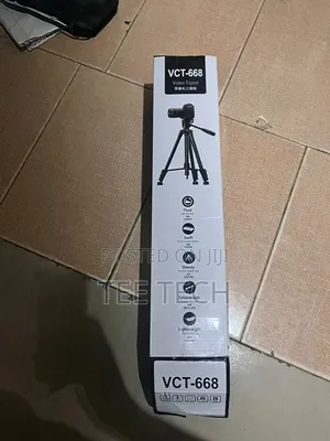 VCT-668 Video Tripod+ Phone Holder