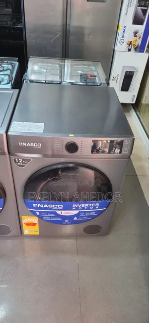 Nasco Inverter Washing Machine Front Load 12kg Full Automatic for Sale