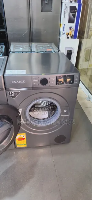 Nasco Inverter Washing Machine Front Load 12kg Full Automatic for Sale