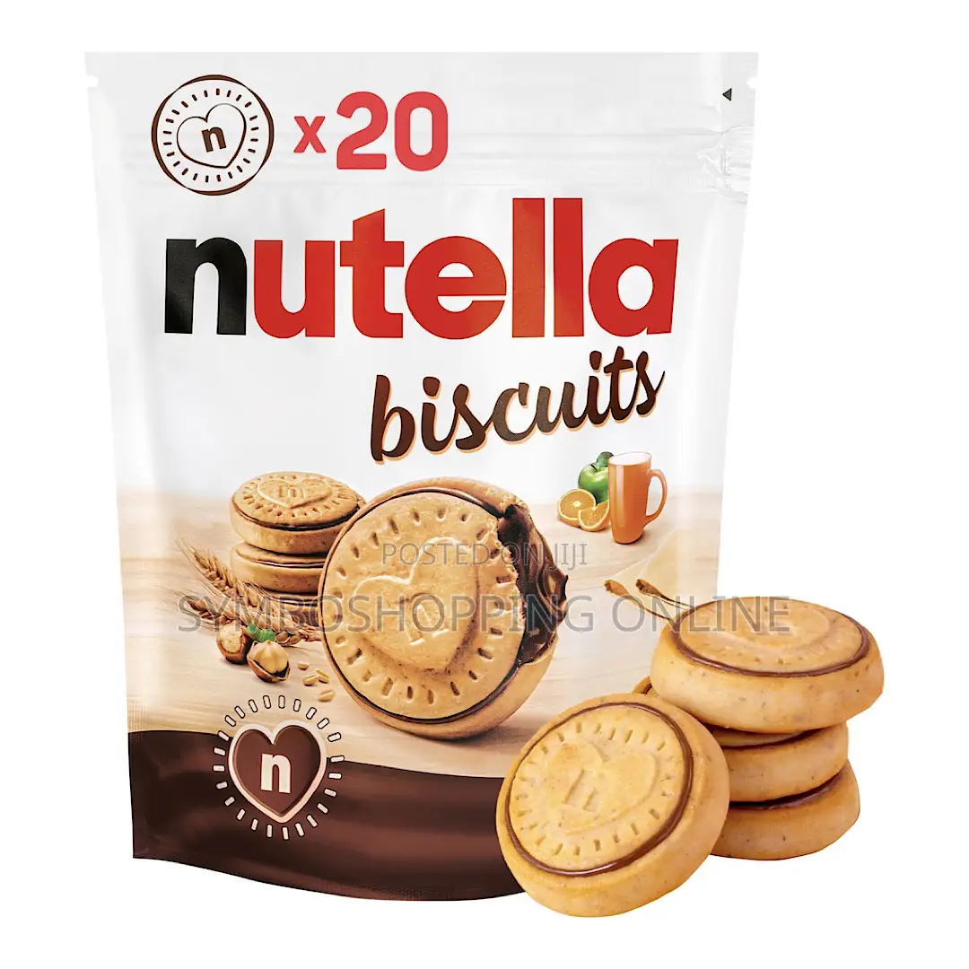 Nutella Ferrero Biscuits 176g (Resealable Pouch)