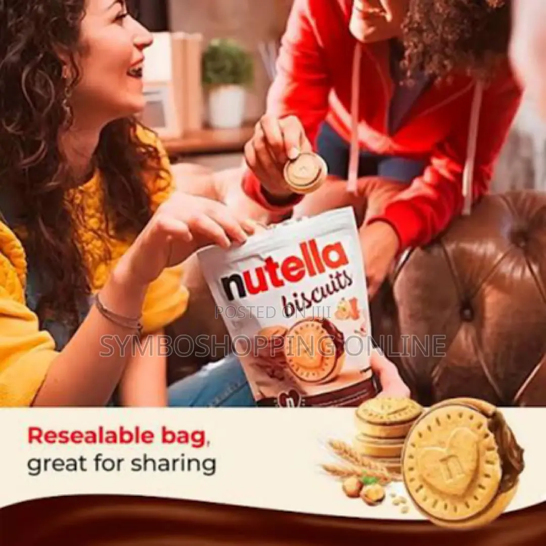 Nutella Ferrero Biscuits 176g (Resealable Pouch)
