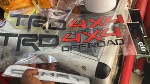 Toyota TRD 4x4 Off-Road Bedside Vinyl Decal Stickers(Pair)