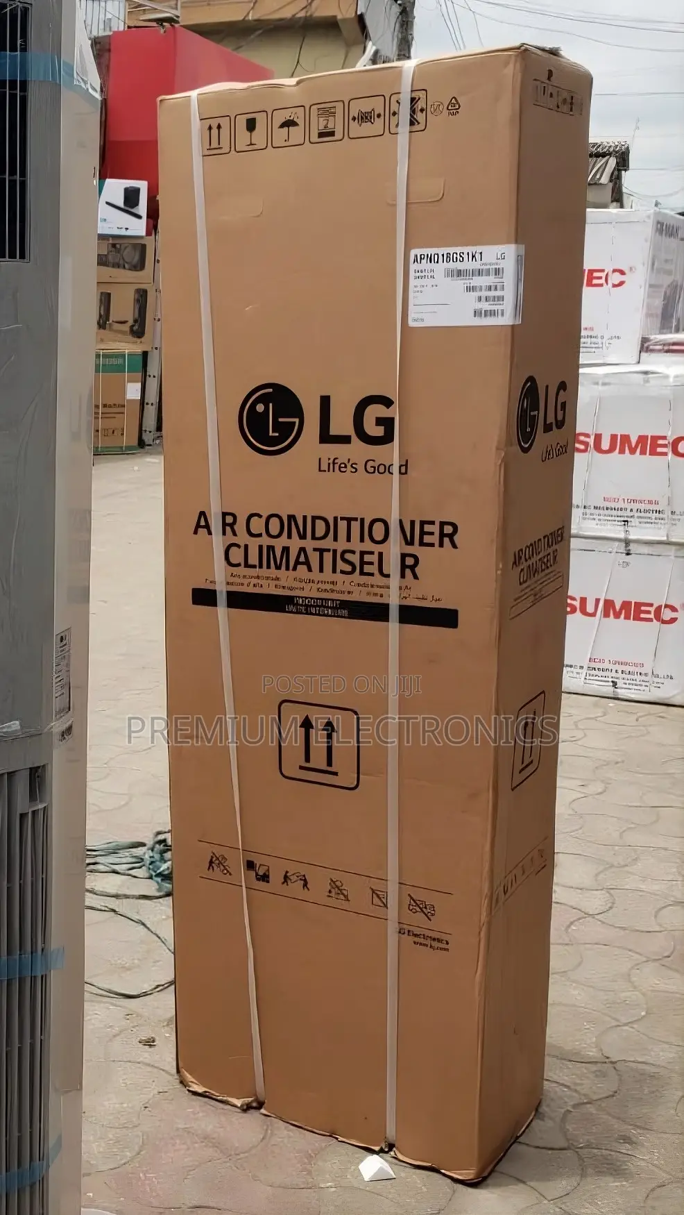LG 3.0hp Dual Inverter Floor Standing Air Conditioner Ap-Q30gs1k1