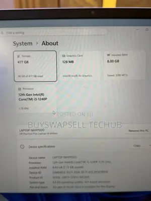 Laptop HP Pavilion 14 8GB Intel Core i5 SSD 256GB