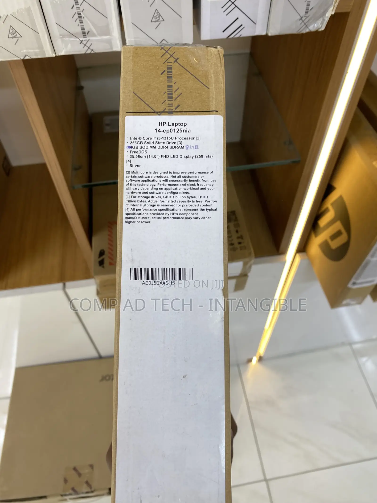 New Laptop HP 14S 8GB Intel Core i3 SSD 256GB