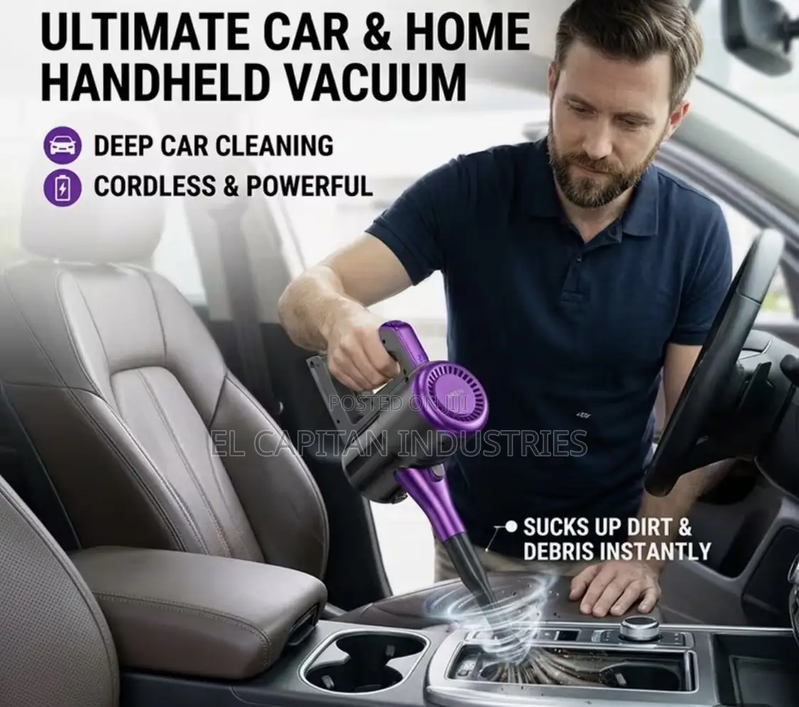 Vacuum Cleaner (Touch Screen) for Home and Car
