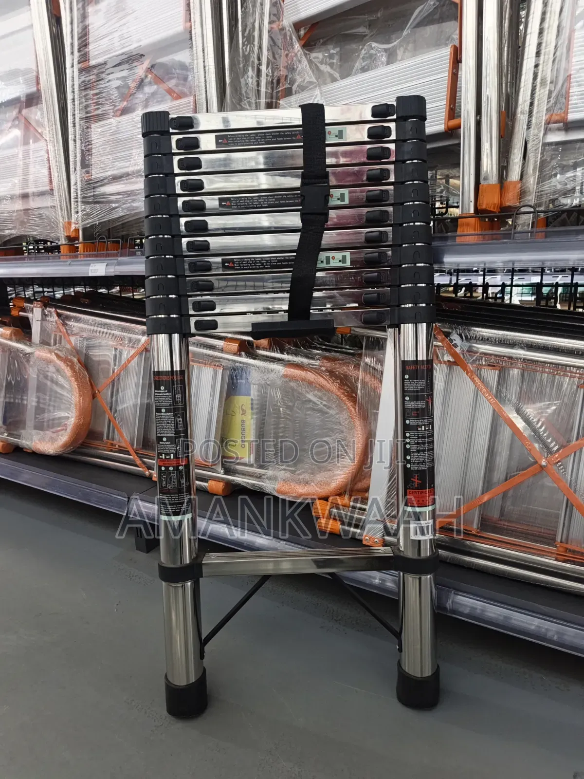 Telescoping Extension Ladder