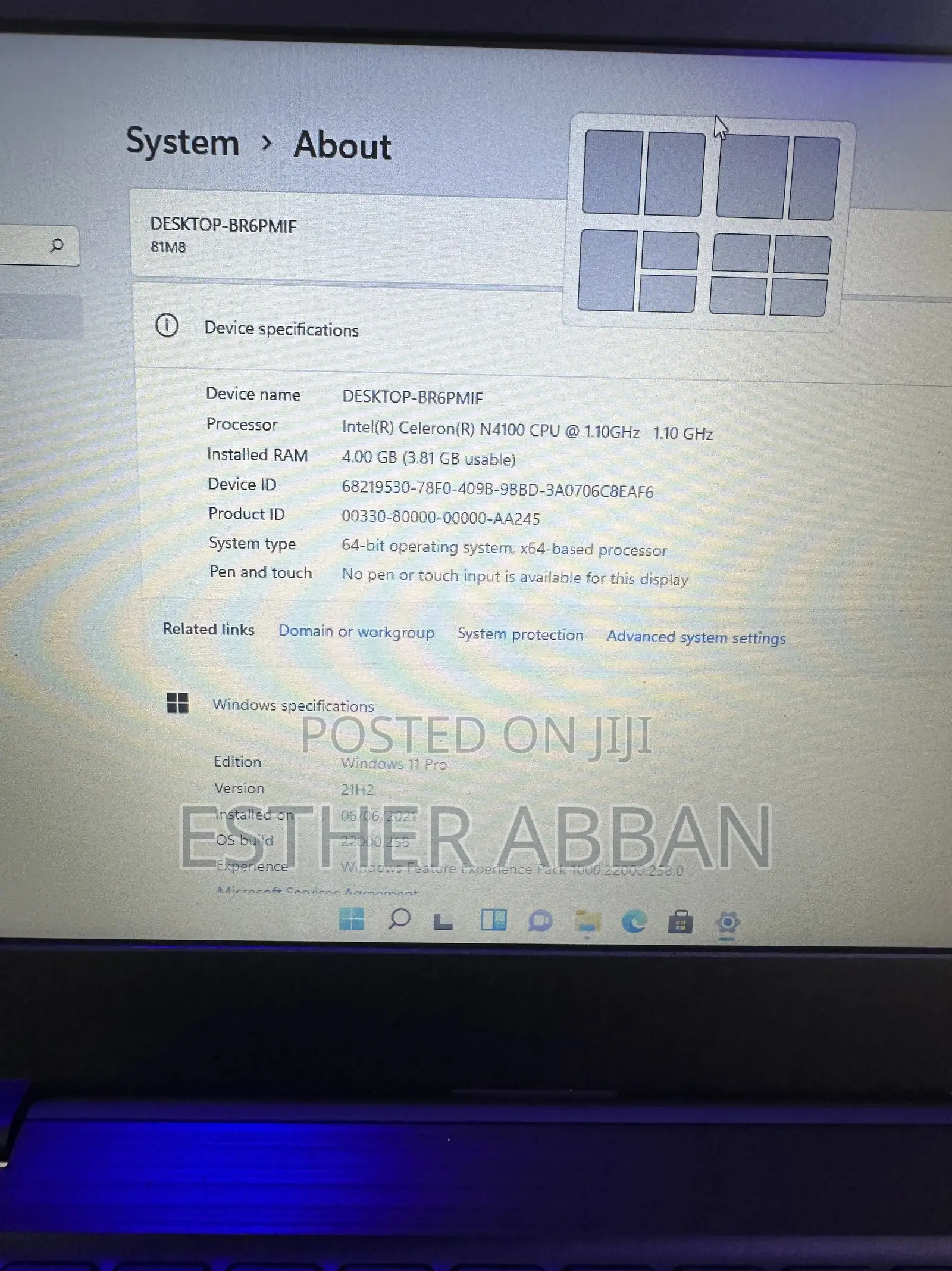 Laptop Lenovo 100e 4GB Intel Celeron SSD 128GB