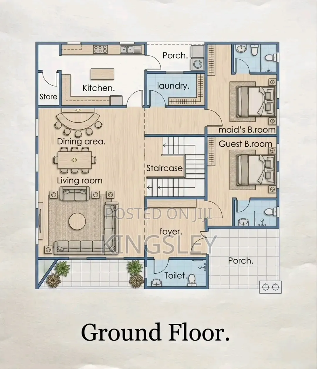 Architectural Drawings for a Six Bedroom Residential Property