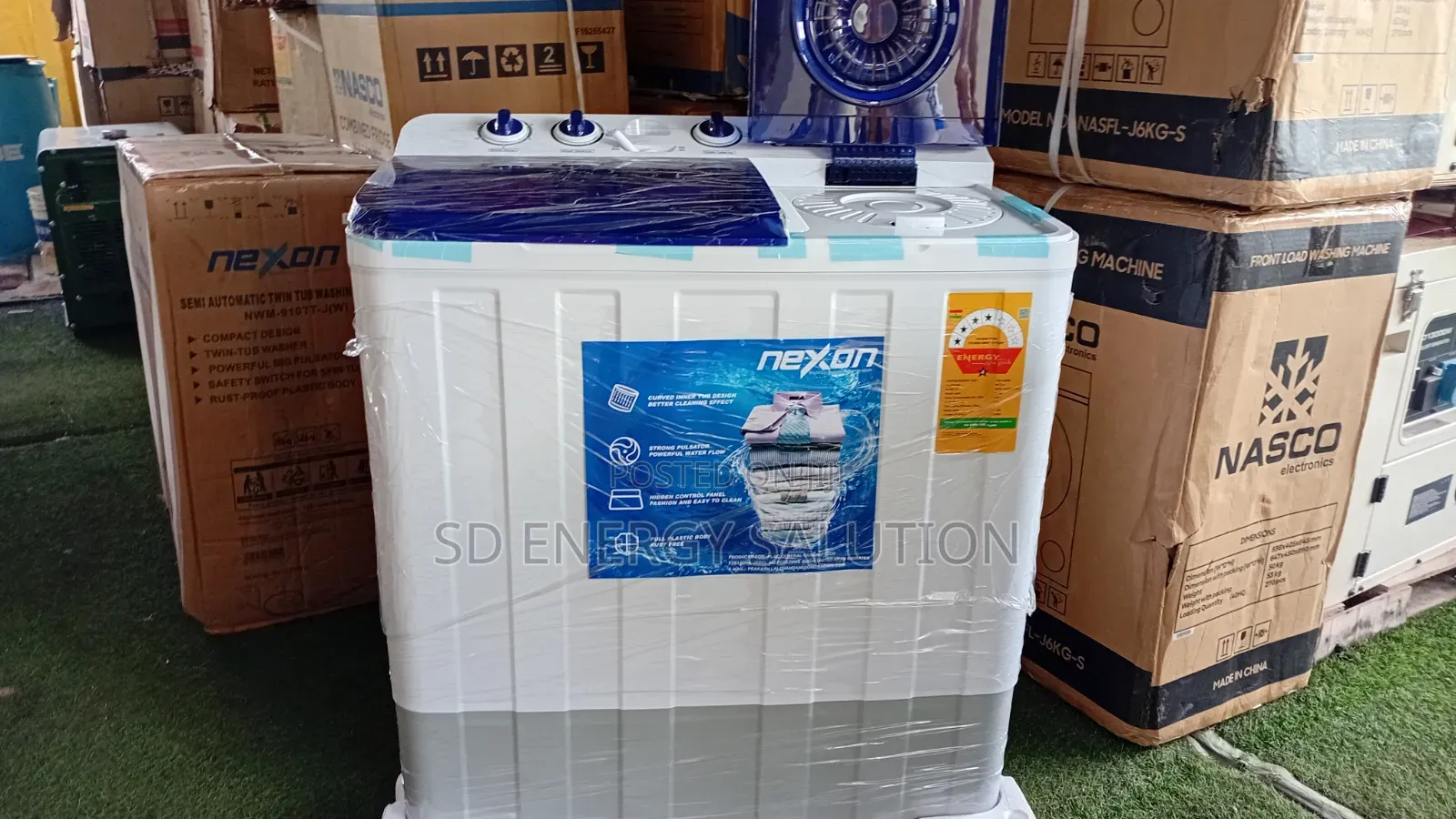Nexon 12KG Washer – Efficient Wash, Quick Spin Durable Design