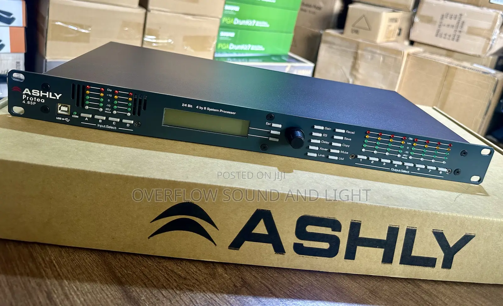 Ashly Protea 4.8SP 4-Input/8-Output Digital Speaker Processor