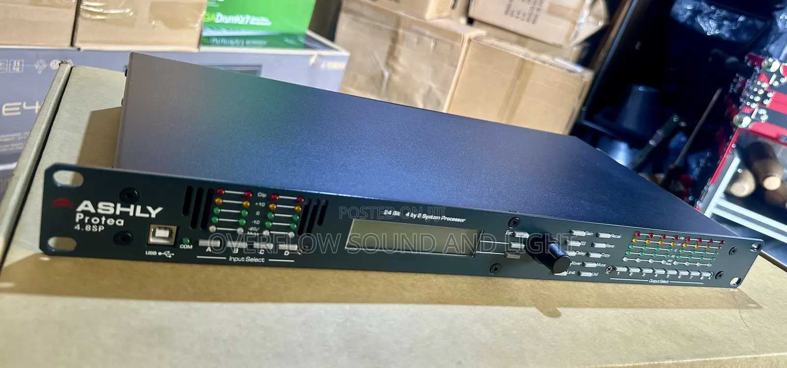Ashly Protea 4.8SP 4-Input/8-Output Digital Speaker Processor