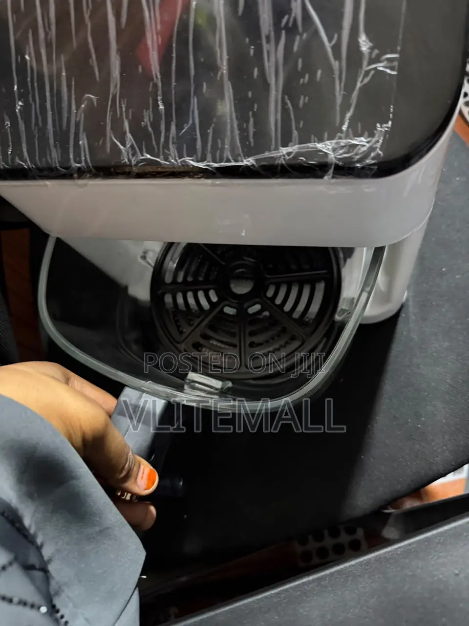 White Digital Glass Air Fryer