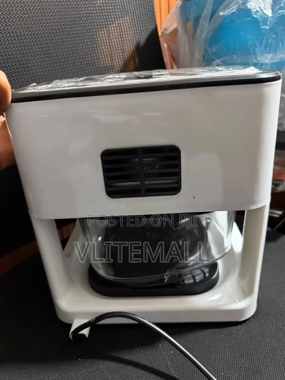 White Digital Glass Air Fryer