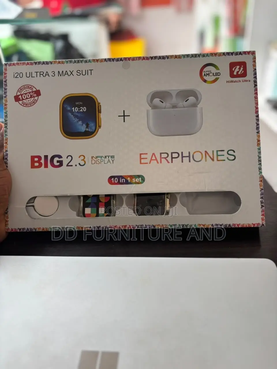 Ultra 3Max Suit 10 in 1 Smartwatch Set