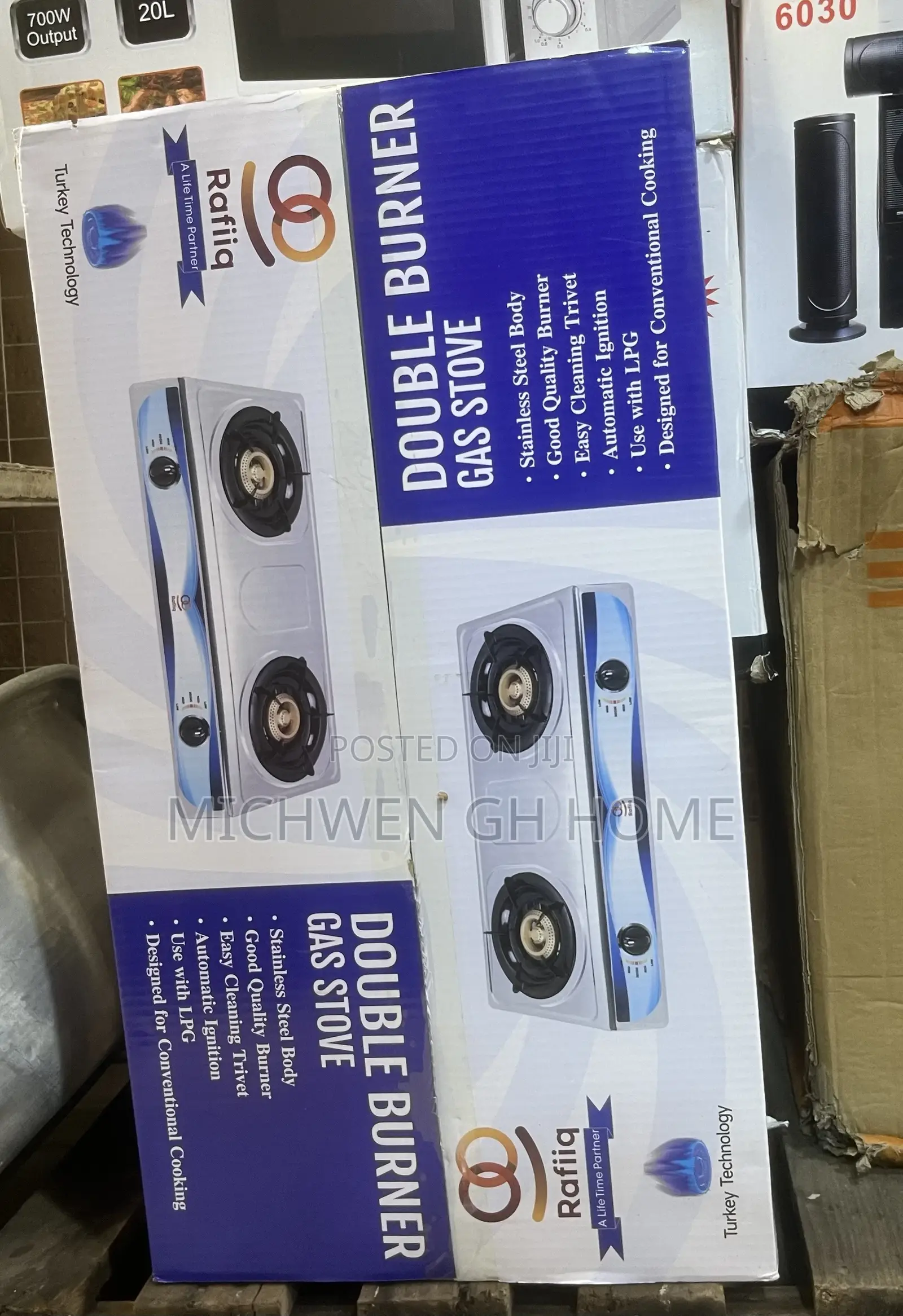 Rafiiq 2 Burner Gas Stove(Not Glass)