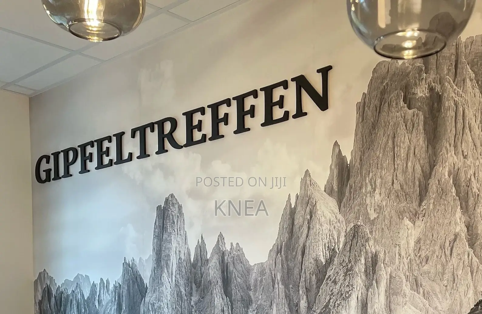 Custom 3D Letter Logo Lettering for Your Unique Wall Design Decor
