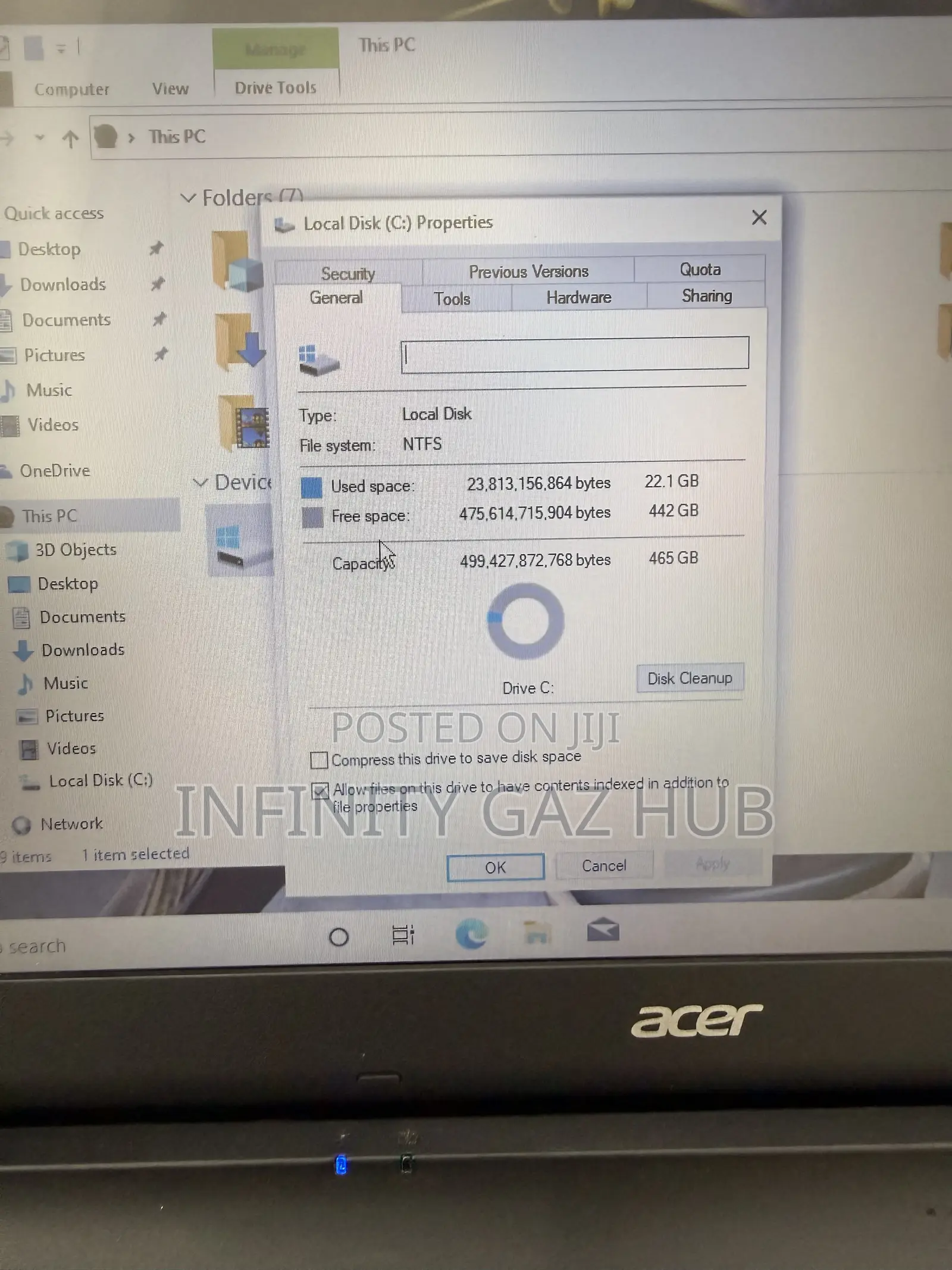 Laptop Acer Aspire 5 4GB AMD A4 HDD 500GB