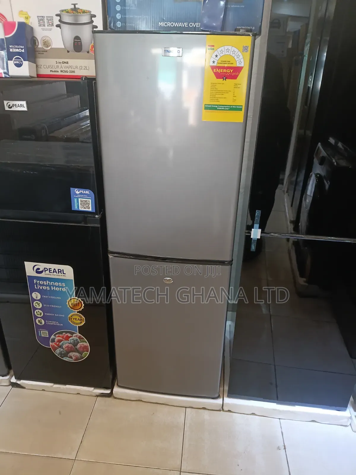 Original Nasco Fridge 158 Litre With Bottom Freezer