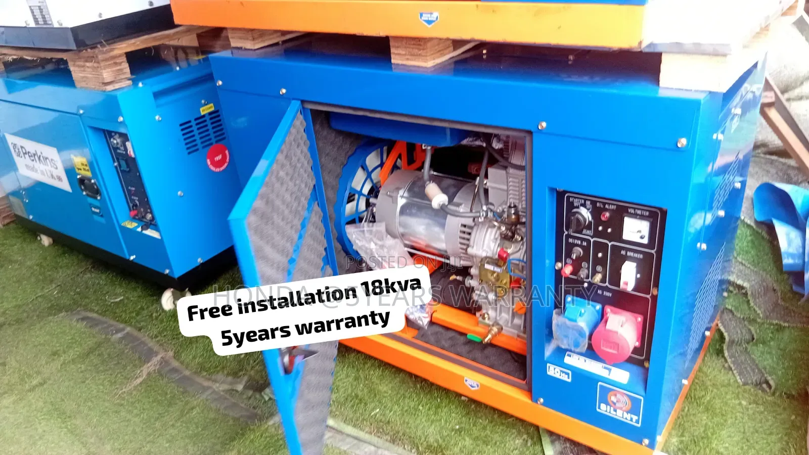 Reliable Perkins 18kVA Generator | Industrial Power Backup 18kva