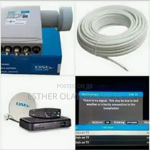 Nigeria DSTV Decoder and Dish Complete St