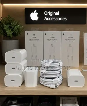 Original Apple 20W USB-C Fast Charger + Lightning Cable