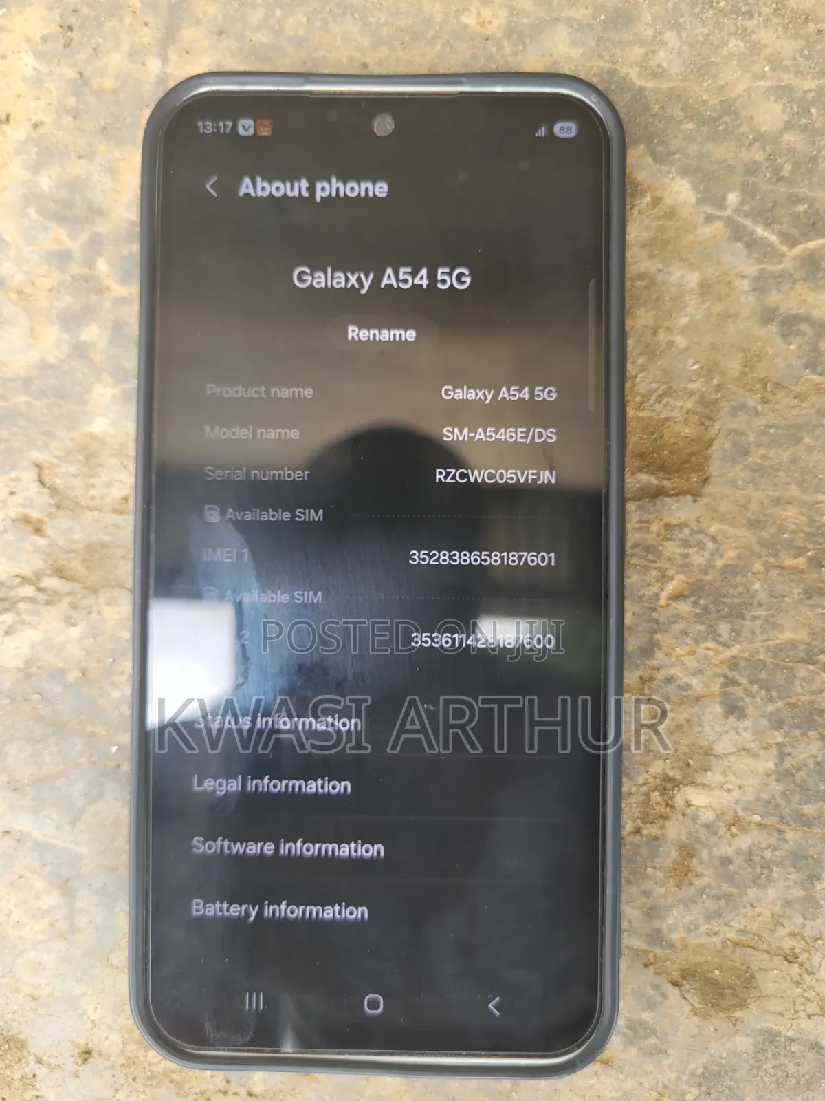Samsung Galaxy A54 5G 256 GB White