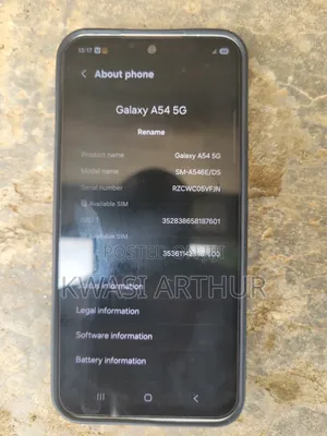 Samsung Galaxy A54 5G 256 GB White