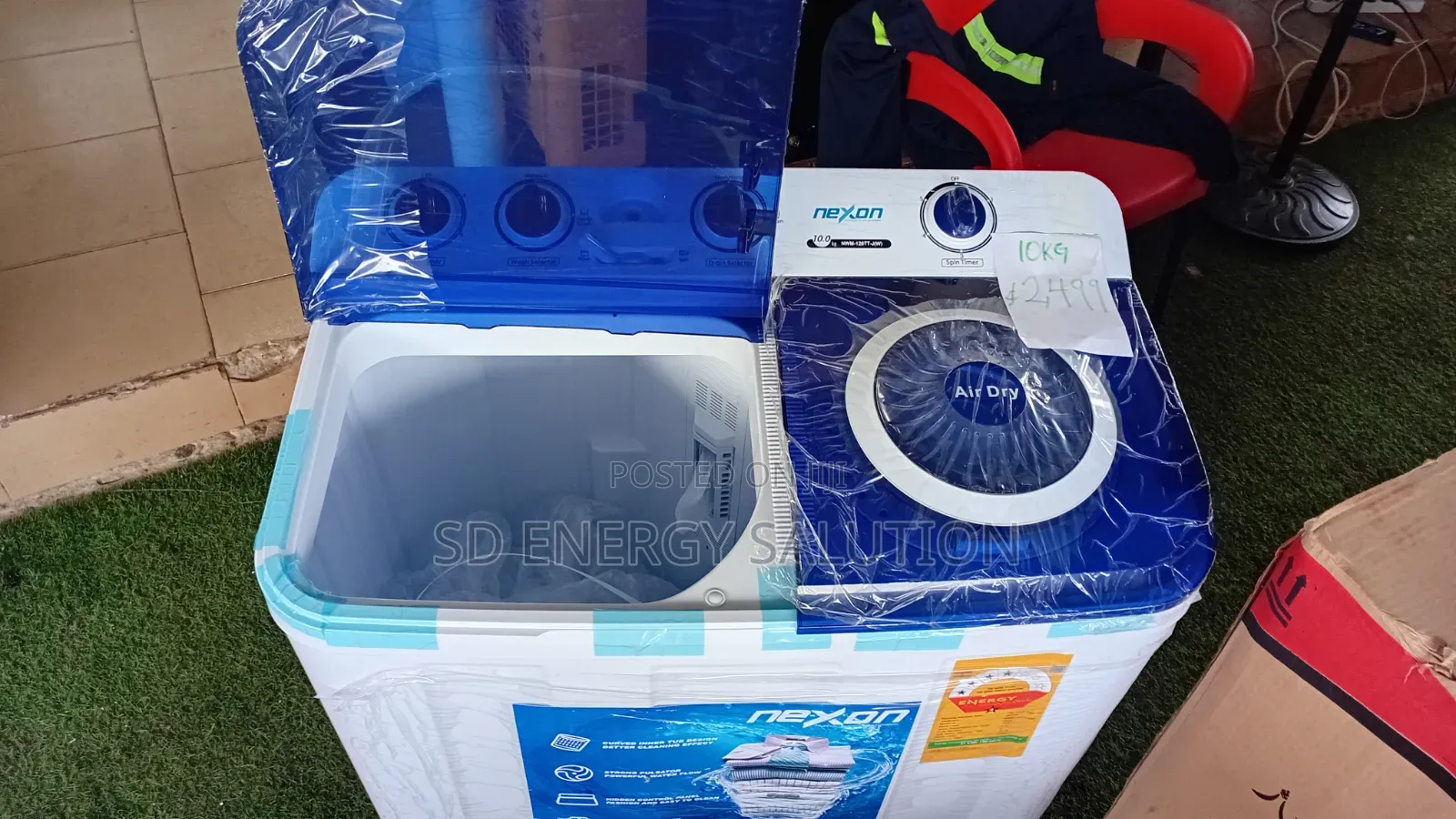 Nexon 10KG Washing Machine – Heavy Duty Twin Tub