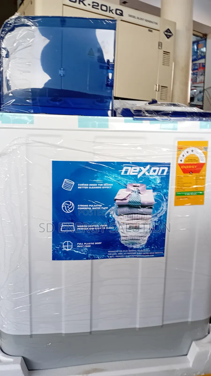 Nexon 10KG Washing Machine – Heavy Duty Twin Tub