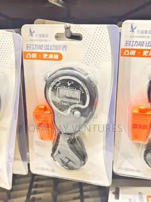 Digital Memory Stopwatch With Whistle
