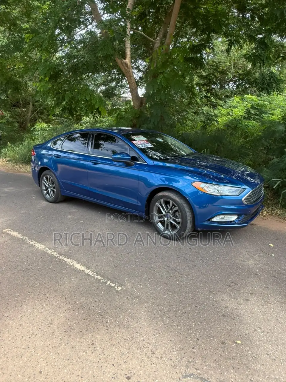 Ford Fusion Titanium AWD 2017 Blue